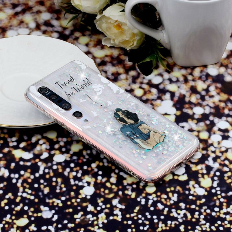 Capa Para Xiaomi Mi 10 / 10 Pro Cachorro Glitter