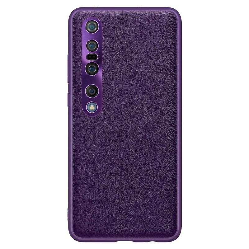 Capa Para Xiaomi Mi 10 / 10 Pro Efeito Couro Prestígio