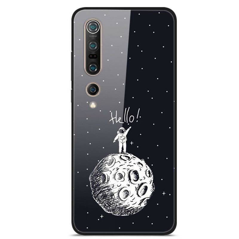 Capa Para Xiaomi Mi 10 / 10 Pro Hello Moon Vidro Temperado