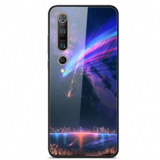 Capa Para Xiaomi Mi 10 / 10 Pro Vidro Temperado Galaxy Constellation