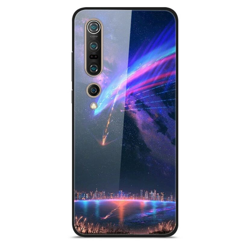 Capa Para Xiaomi Mi 10 / 10 Pro Vidro Temperado Galaxy Constellation