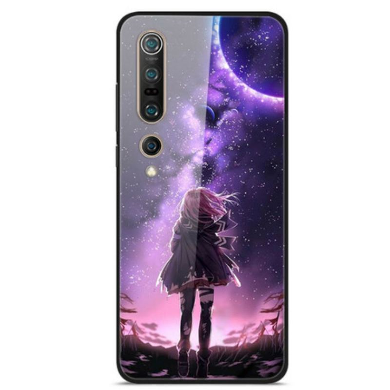 Capa Para Xiaomi Mi 10 / 10 Pro Vidro Temperado Mágico Lua Cheia