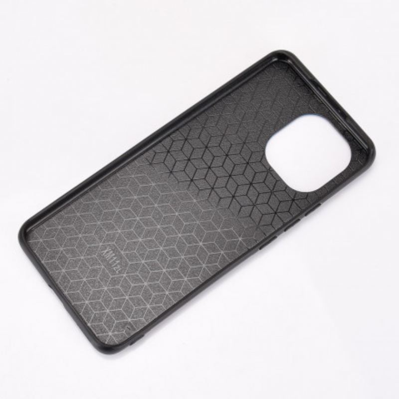 Capa De Celular Para Xiaomi Mi 11 (5G) Efeito Couro Couture