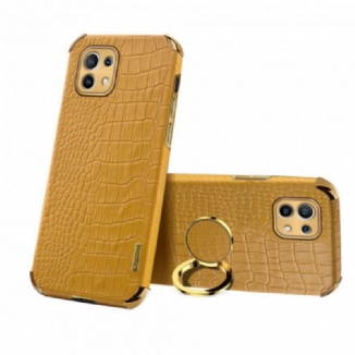 Capa De Celular Para Xiaomi Mi 11 (5G) Efeito Pele De Crocodilo X-case