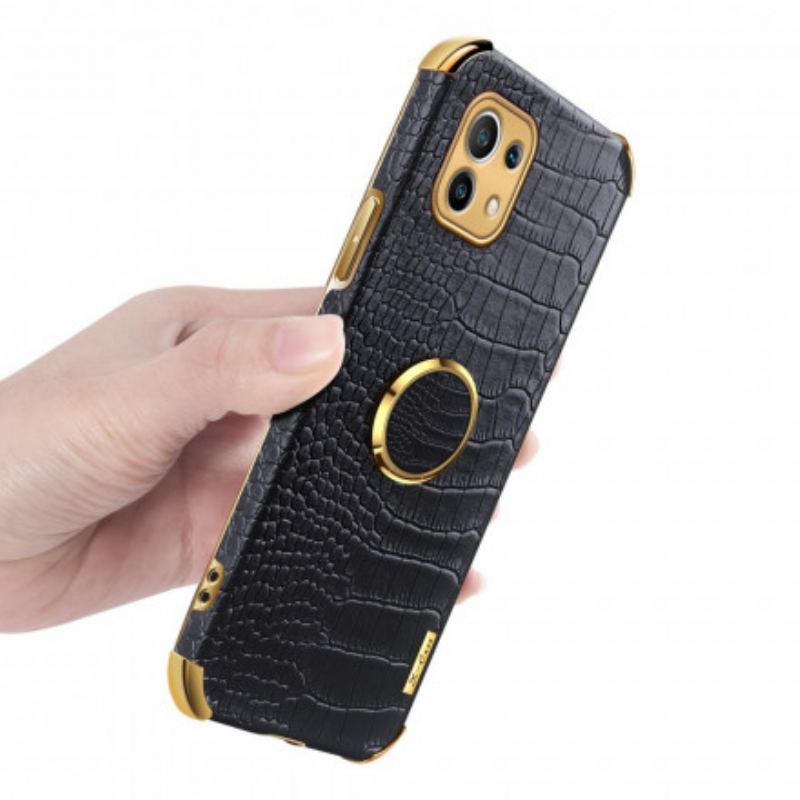 Capa De Celular Para Xiaomi Mi 11 (5G) Efeito Pele De Crocodilo X-case