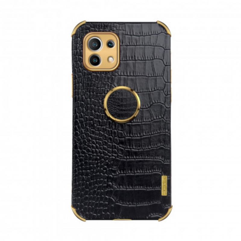 Capa De Celular Para Xiaomi Mi 11 (5G) Efeito Pele De Crocodilo X-case