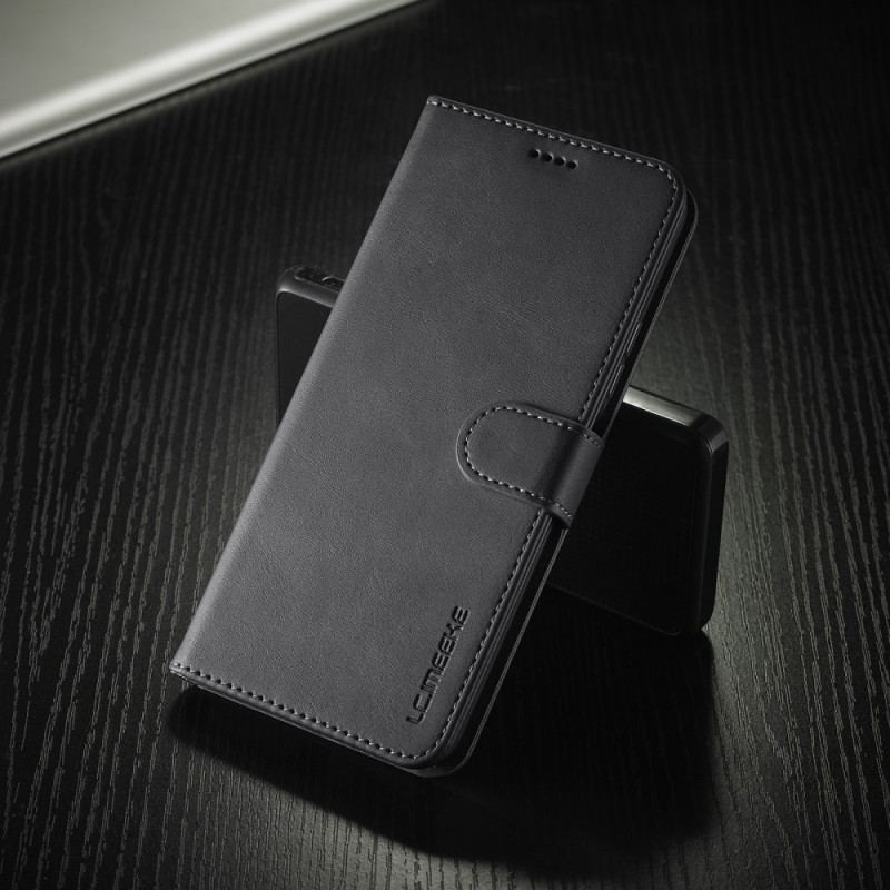 Capa De Couro Para Xiaomi Mi 11 (5G) Lc.imeeke Efeito Couro