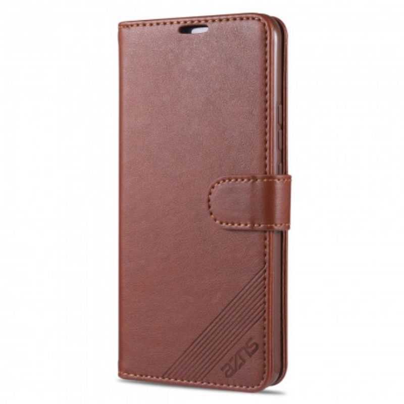 Capa Flip Para Xiaomi Mi 11 (5G) Couro Sintético Azns