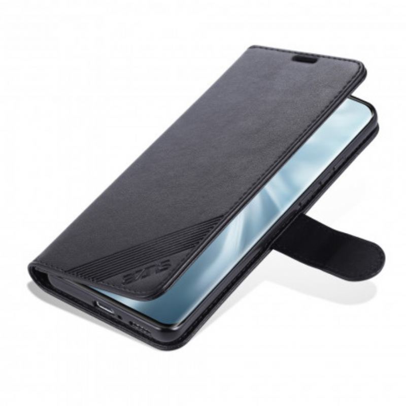 Capa Flip Para Xiaomi Mi 11 (5G) Couro Sintético Azns