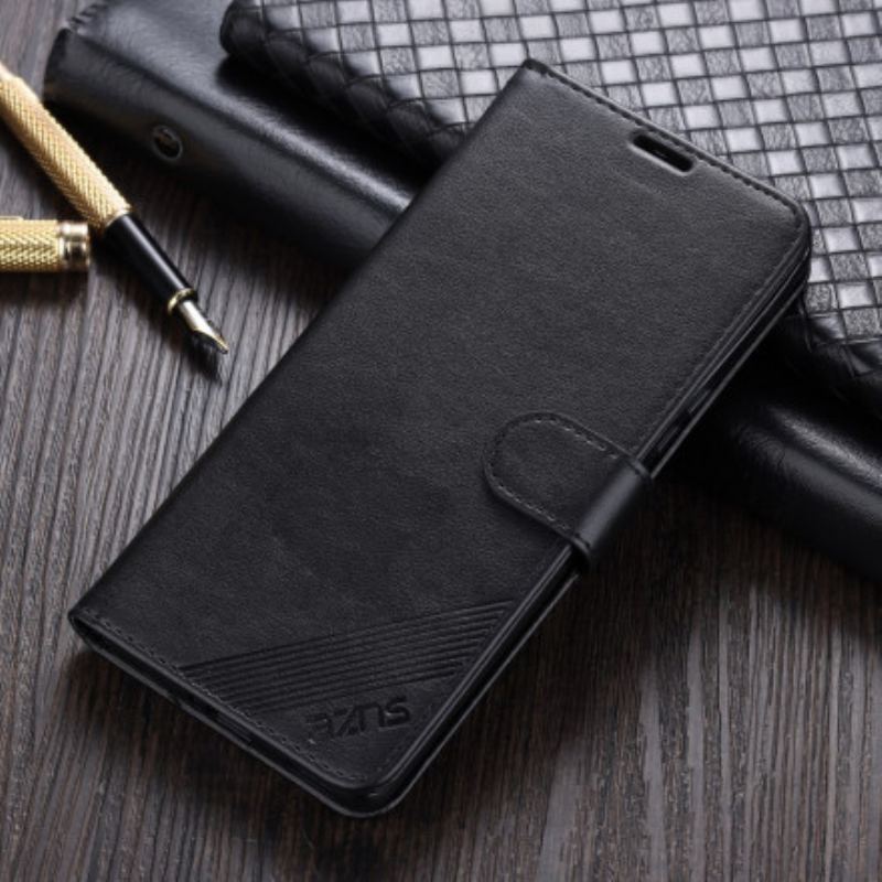 Capa Flip Para Xiaomi Mi 11 (5G) Couro Sintético Azns