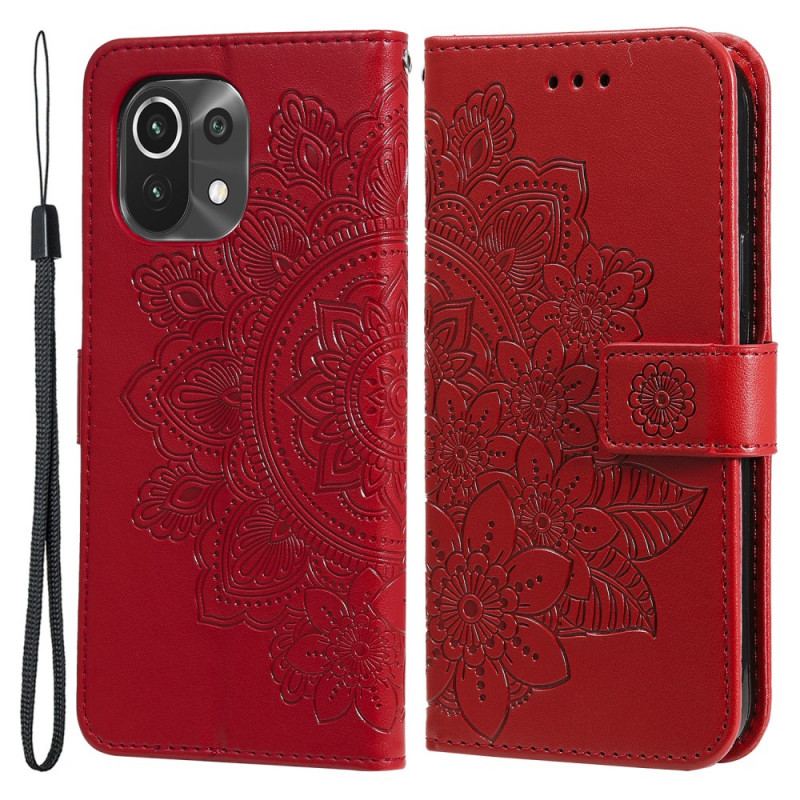 Capa Folio Para Xiaomi Mi 11 (5G) Mandala