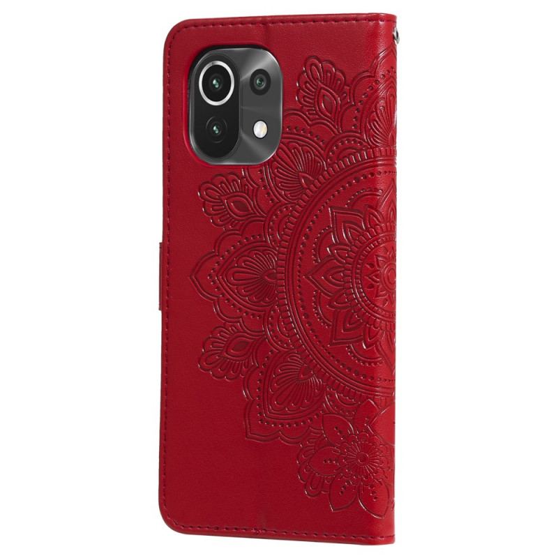 Capa Folio Para Xiaomi Mi 11 (5G) Mandala