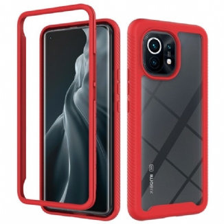 Capa Para Xiaomi Mi 11 (5G) Bordas De Silicone De Design Híbrido