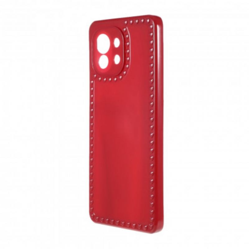 Capa Para Xiaomi Mi 11 (5G) Corações De Silicone Flexível