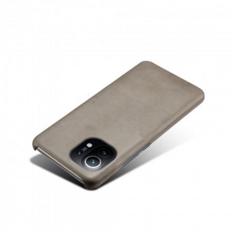 Capa Para Xiaomi Mi 11 (5G) Efeito Couro Ksq