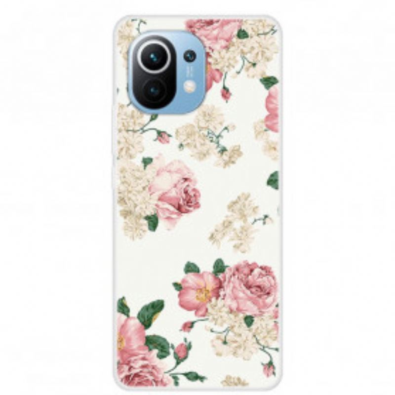 Capa Para Xiaomi Mi 11 (5G) Flores Da Liberdade