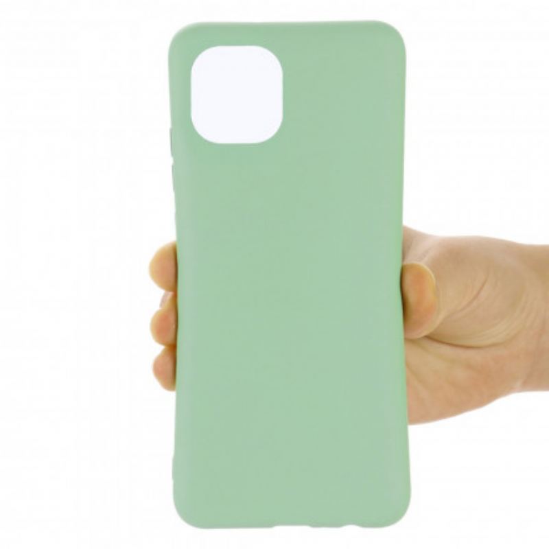 Capa Para Xiaomi Mi 11 (5G) Silicone Líquido Com Cordão