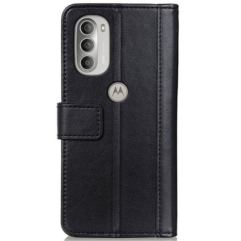 Capa Flip Para Moto G51 5G Couro Rachado Versão Colorida