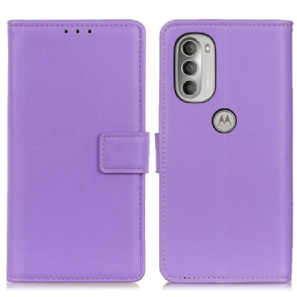 Capa Flip Para Moto G51 5G Couro Sintético Liso