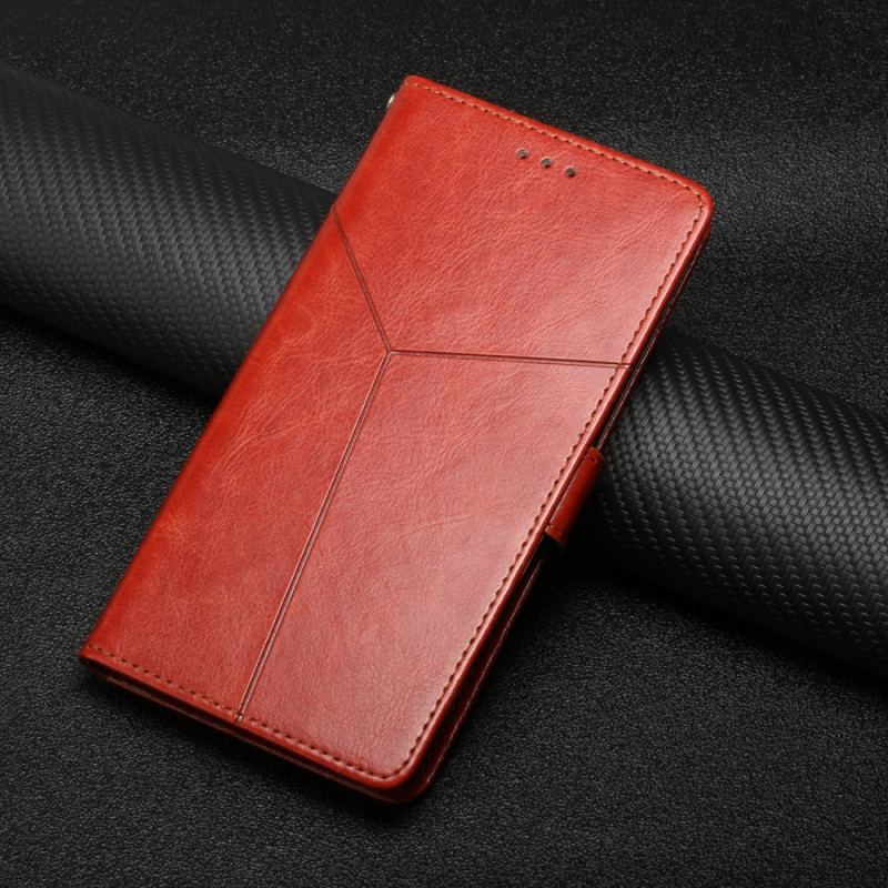 Capa Flip Para Moto G51 5G Estilo Couro Geo Y Design