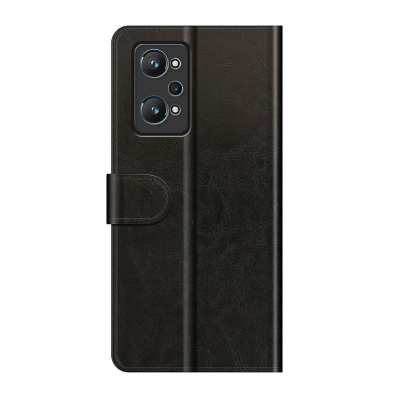 Capa Em Pele Para Realme GT Neo 3T / Neo 2 Efeito Couro Designer