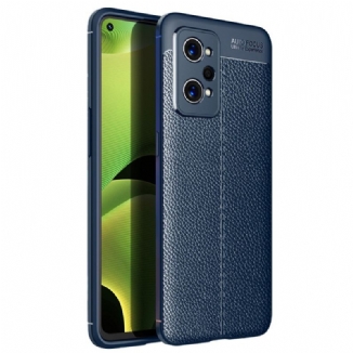 Capa Para Realme GT Neo 3T / Neo 2 Linha Dupla Efeito Couro Litchi