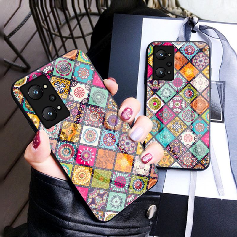 Capa Para Realme GT Neo 3T / Neo 2 Suporte Magnético Patchwork