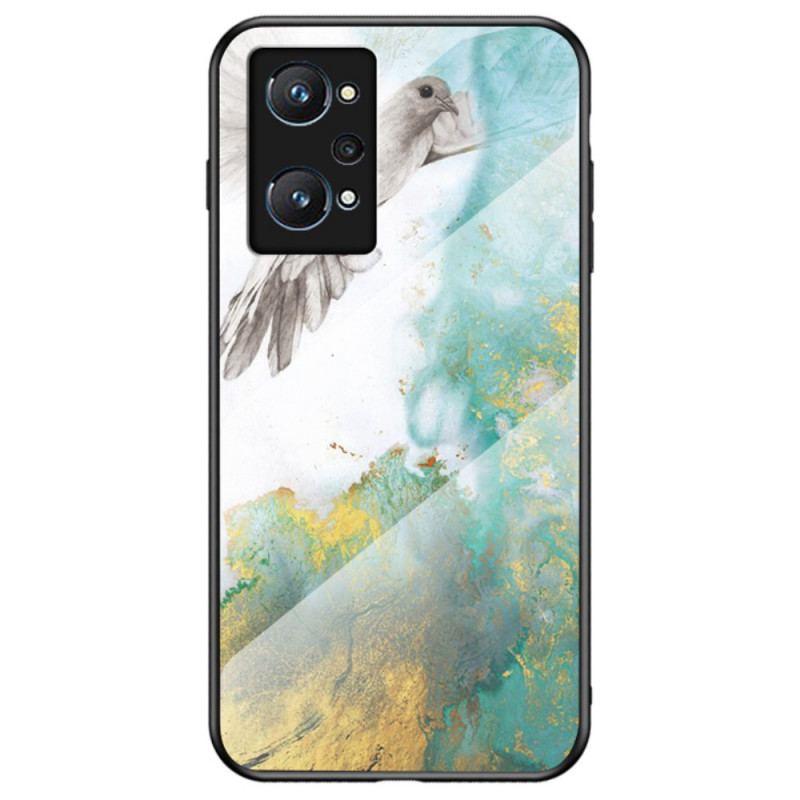 Capa Para Realme GT Neo 3T / Neo 2 Vidro Temperado De Cores De Mármore