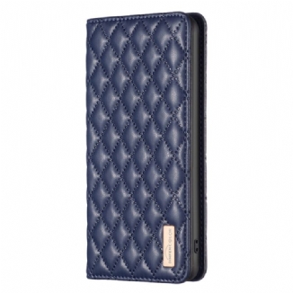 Capa De Celular Para Xiaomi Redmi Note 12 Pro Flip Acolchoado Binfen Color