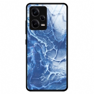 Capa De Celular Para Xiaomi Redmi Note 12 Pro Vidro Temperado De Cores De Mármore