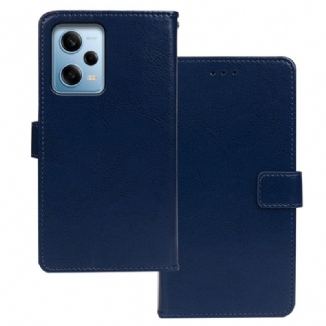 Capa De Couro Para Xiaomi Redmi Note 12 Pro Estilo Couro Idewei