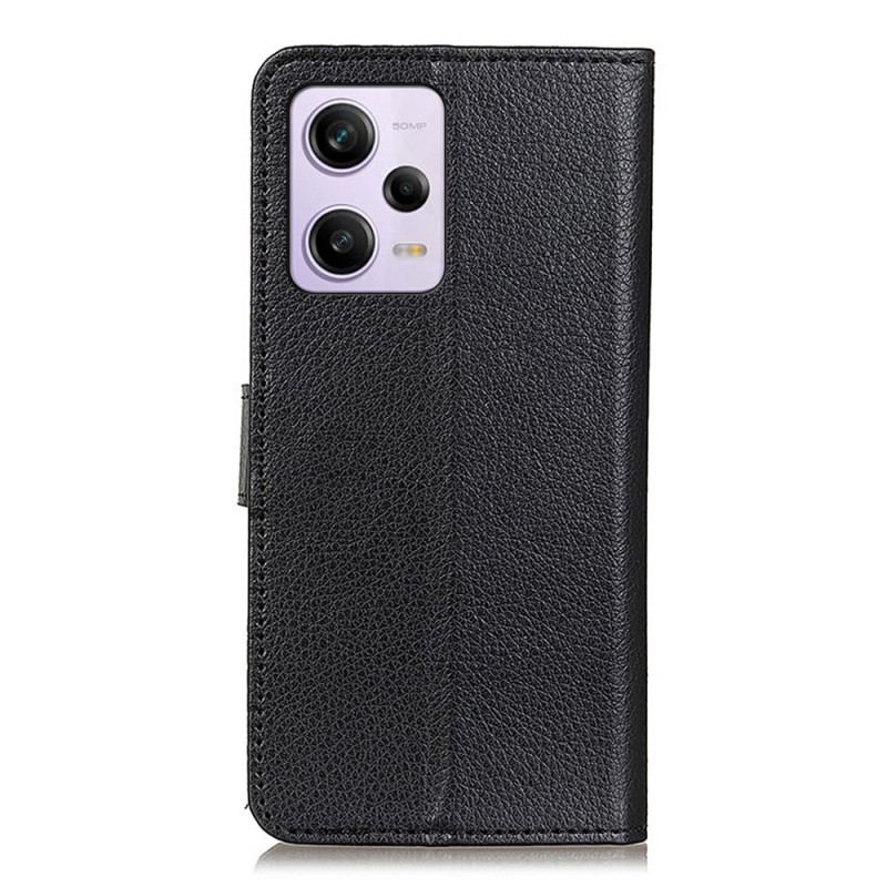 Capa De Couro Para Xiaomi Redmi Note 12 Pro Couro Falso Tradicional