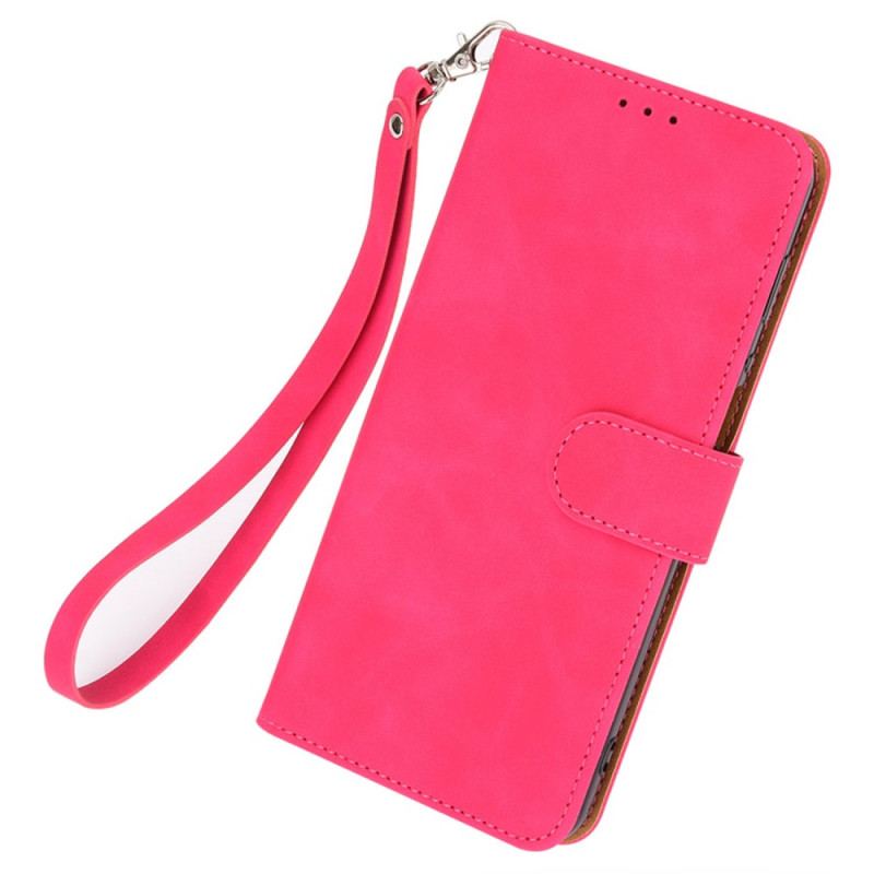 Capa Flip Para Xiaomi Redmi Note 12 Pro Vintage Com Cordão