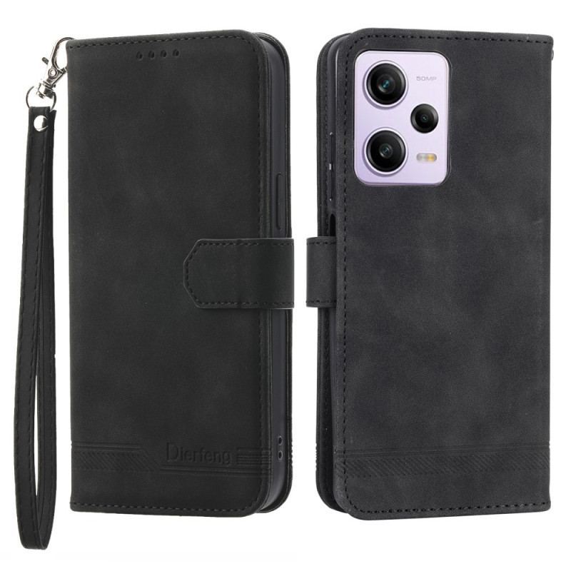 Capa Folio Para Xiaomi Redmi Note 12 Pro Dierfeng