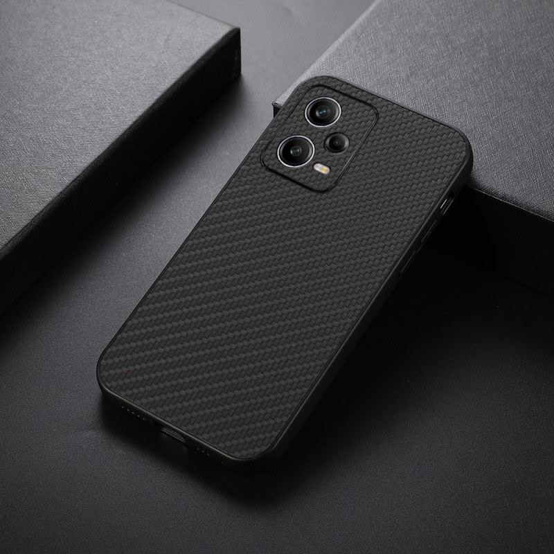 Capa Para Xiaomi Redmi Note 12 Pro Clássico Fibra De Carbono