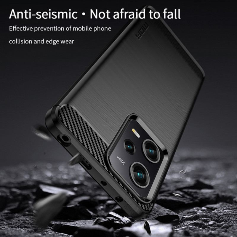 Capa Para Xiaomi Redmi Note 12 Pro Fibra De Carbono Escovada Mofi