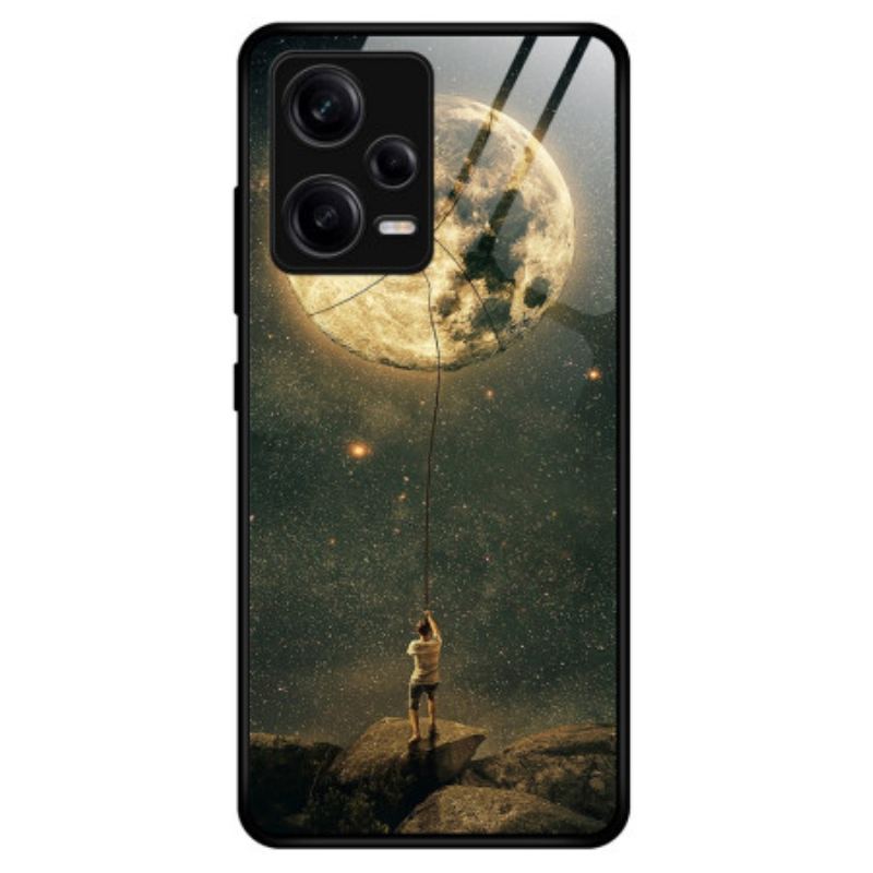 Capa Para Xiaomi Redmi Note 12 Pro Vidro Temperado Do Homem Da Lua