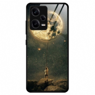 Capa Para Xiaomi Redmi Note 12 Pro Vidro Temperado Do Homem Da Lua