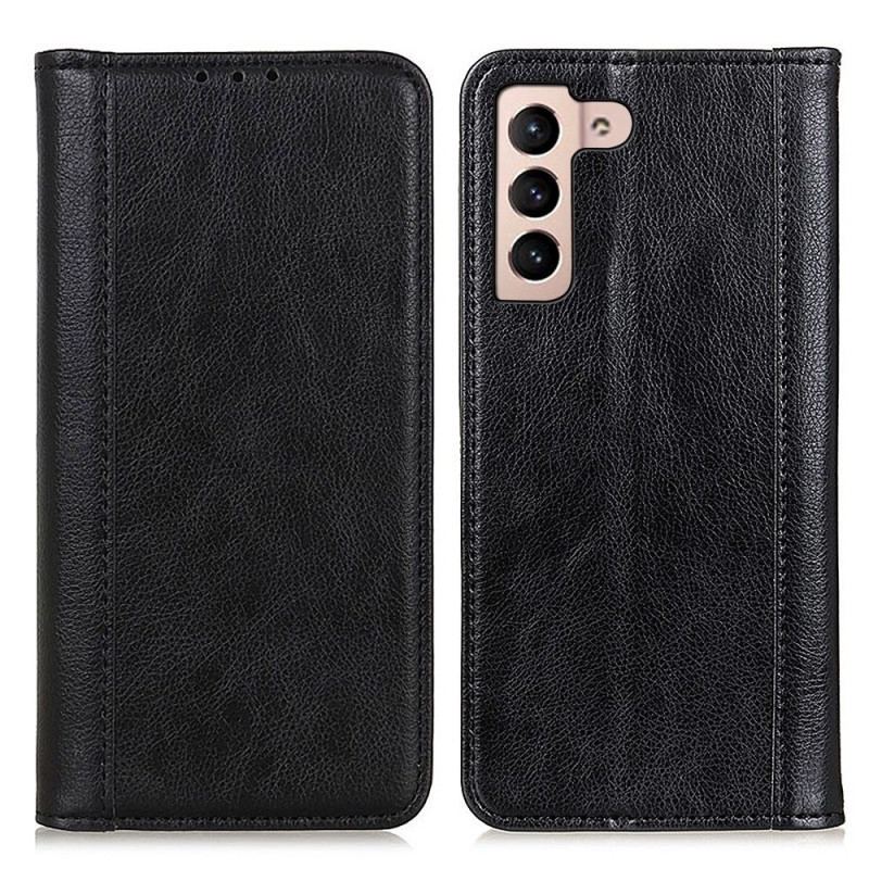 Capa De Celular Para Samsung Galaxy S23 5G Flip Couro Rachado