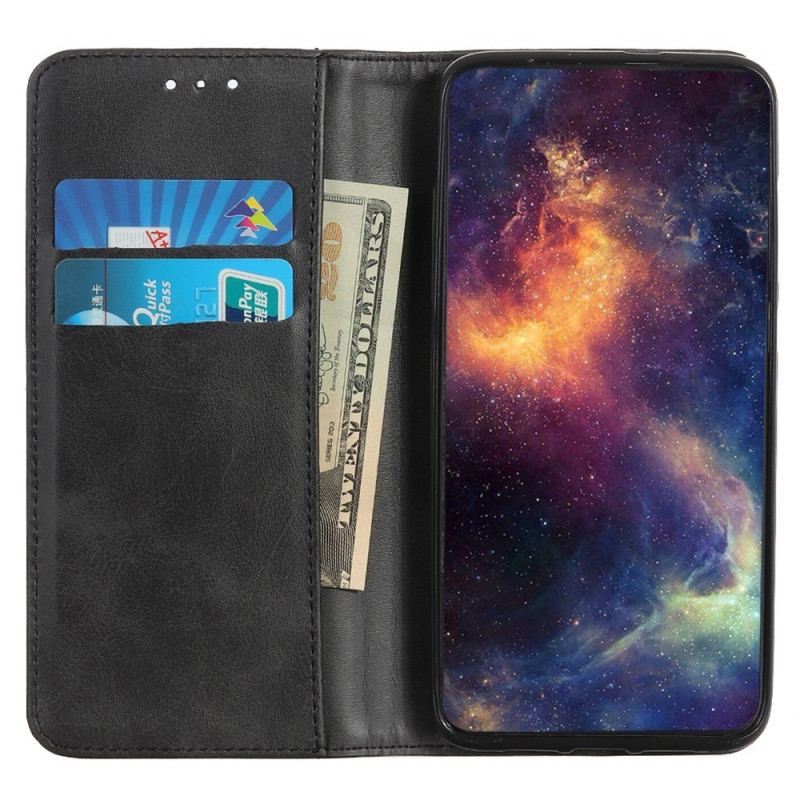 Capa De Celular Para Samsung Galaxy S23 5G Flip Couro Rachado