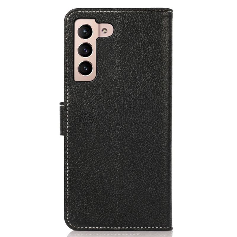 Capa De Couro Para Samsung Galaxy S23 5G Estilo Couro Lichia