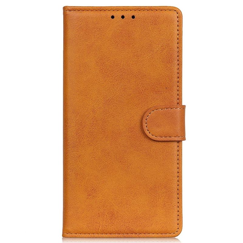 Capa Em Pele Para Samsung Galaxy S23 5G Couro Sintético Fosco