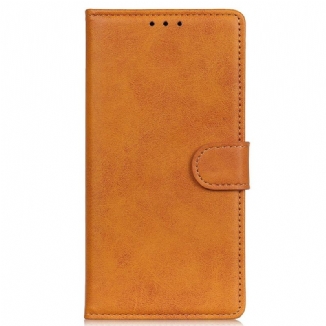 Capa Em Pele Para Samsung Galaxy S23 5G Couro Sintético Fosco