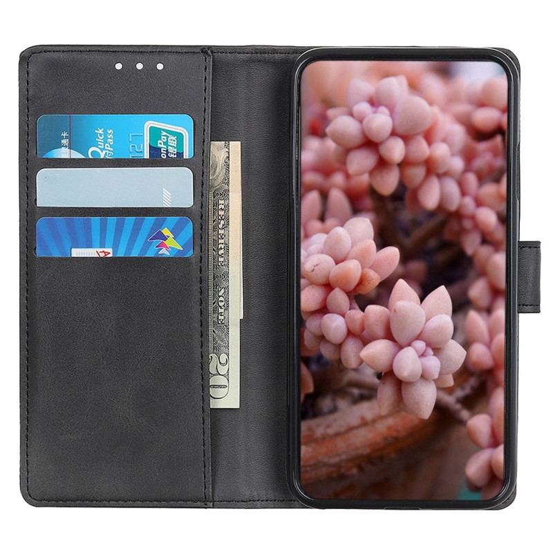 Capa Em Pele Para Samsung Galaxy S23 5G Couro Sintético Fosco