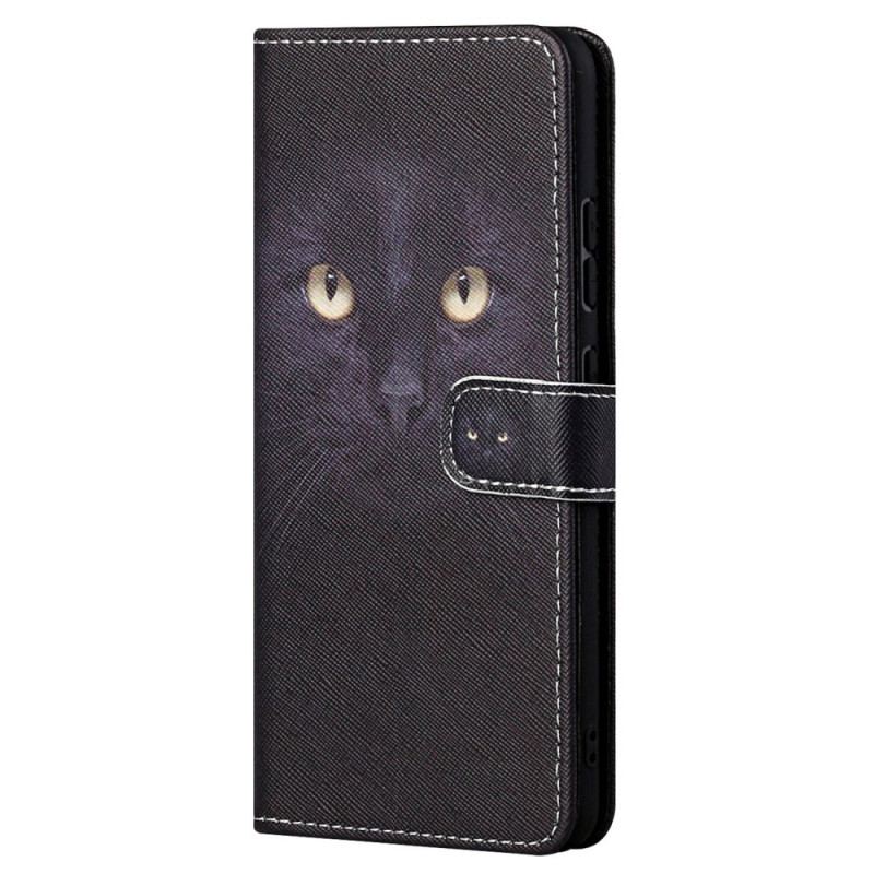 Capa Flip Para Samsung Galaxy S23 5G De Cordão Gato Tanga