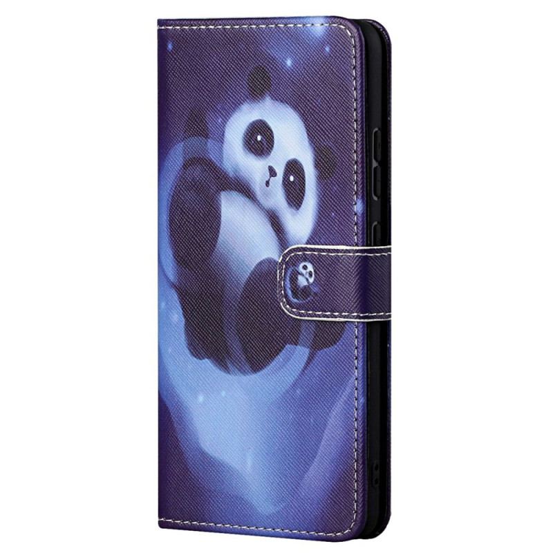 Capa Flip Para Samsung Galaxy S23 5G De Cordão Strappy Panda