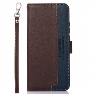 Capa Flip Para Samsung Galaxy S23 5G Estilo Lichia Rfid Khazneh