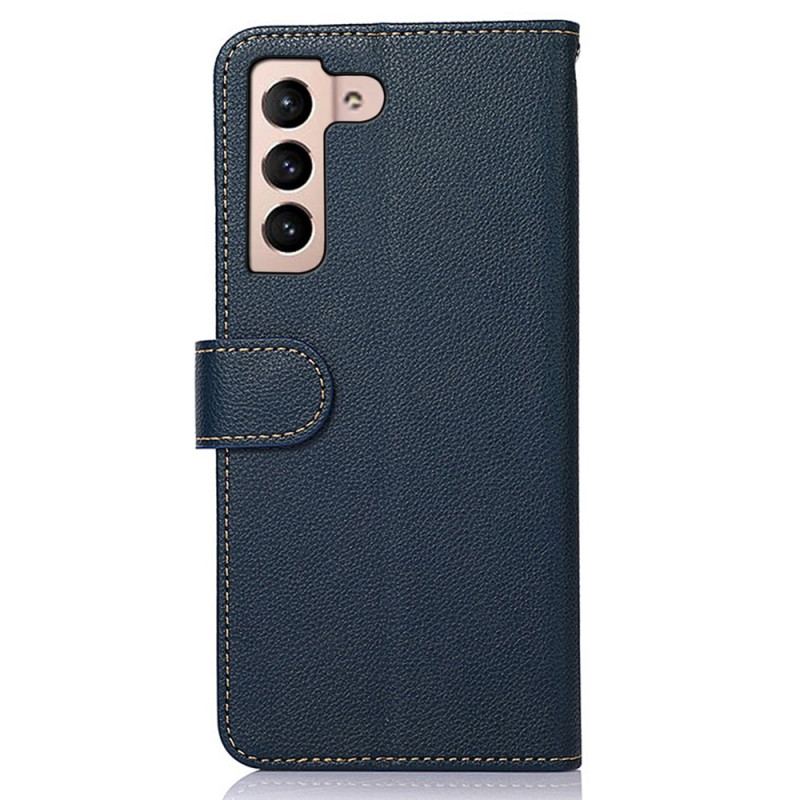 Capa Flip Para Samsung Galaxy S23 5G Estilo Lichia Rfid Khazneh