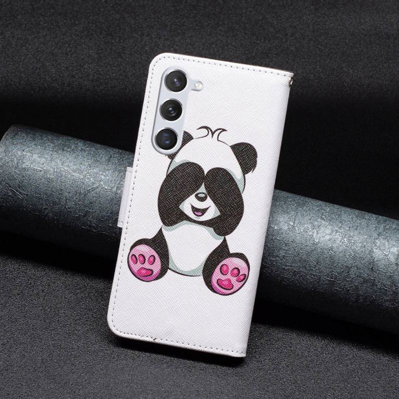 Capa Flip Para Samsung Galaxy S23 5G Panda