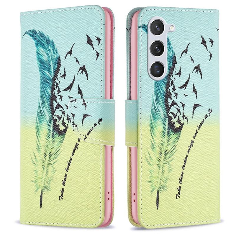 Capa Flip Para Samsung Galaxy S23 5G Pena